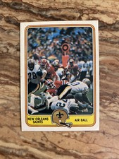 1981 Fleer Teams In Action #34 New Orleans Saints ~ nm-mint