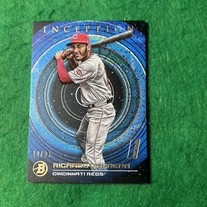 2022 Bowman Inception Ricardo Cabrera n. 38 Blu 4/99 Rosso Cincinnati - Foto 1 di 6