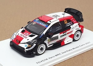 Spark 1/43 Scale S6583 - Toyota Yaris WRC #33 2nd Monte Carlo Rally 2021 - Picture 1 of 5