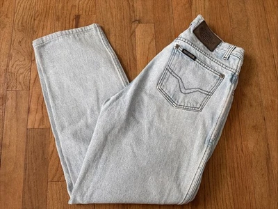 Jeans masculino vintage Harley Davidson 30X30 EUA azul denim reto motocicleta - Imagem 1 de 4