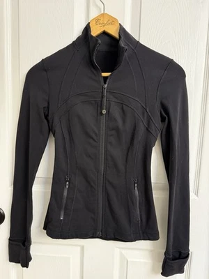 Куртка Lululemon Define Luon черная на молнии спортивная для йоги спортзала женская размер 2 - Изображение 1 из 4