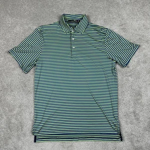 RLX Ralph Lauren Poloshirt Herren Small grün blau gestreift Golf Performance - Bild 1 von 9