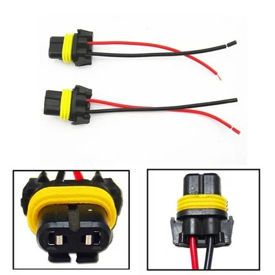 2x HB4 9006 Extension Adapter Wiring Harness Socket Wire For Headlight Fog Light - Image 1 of 4