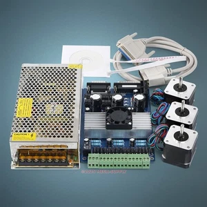 CNC Komplettset 3 Achsen Steuerung + 3x Schrittmotor Nema17 + Netzteil 12V 10A - Bild 1 von 9