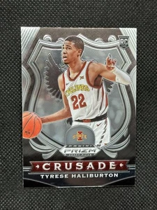 2020 Panini Prizm Draft Picks Collegiate Tyrese Haliburton Crusade Rookie #90 - Picture 1 of 2
