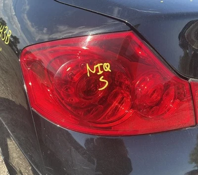 Driver Tail Light 4 Door Sedan Fits 09-13 INFINITI G37 832164 Foto 1 de 4