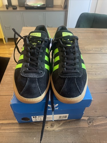 Adidas Originals Bermuda Uomo Taglia 8 Nero Verde