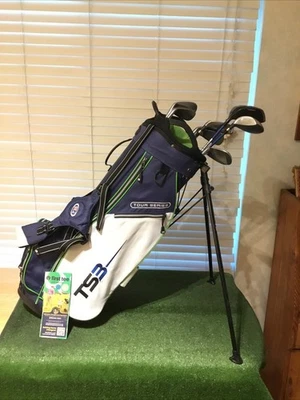 USKG TS3 V10 Juniors Set (D, 3W, 4H, 6-8i, PW, SW, LW) TS57 & Stand Bag (READ) - Image 1 of 4