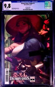 Demon Days: X-Men Lau Cover Variant A (2021) CGC 9.8 Peach Momoko/Artgerm - Picture 1 of 3