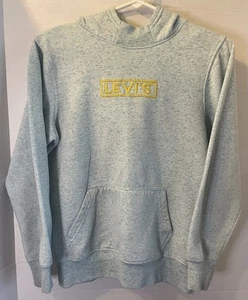 Vnt Levi's Kids Hoodie Jacket Embroidered Logo w/Front Pockets Green Size Large - Picture 1 of 4