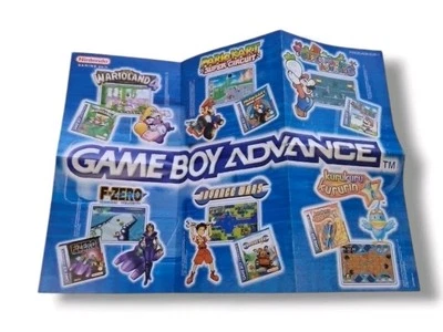 ⚡Nintendo Gameboy Advance Flyer Insert Werbeflyer für Spiele und Konsole Poster⚡ - Bild 1 von 4
