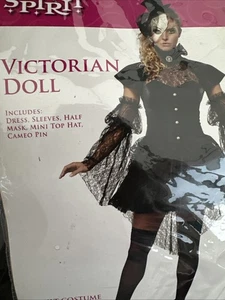 Muñeca victoriana disfraz de Halloween para mujer de Spirit. Talla Med 8-10 - Imagen 1 de 18