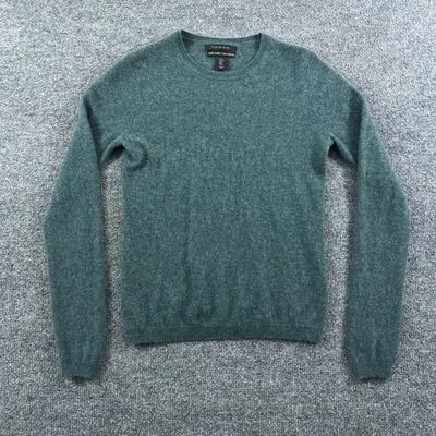 Свитер женский Tahari маленький зеленый чисто роскошный 100% кашемир с круглым вырезом пуловер - Изображение 1 из 4