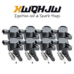 Lgnition coil DG508 & Motorcraft Spark Plug for Ford F150 4.6L 5.4L FD503 - Picture 1 of 10