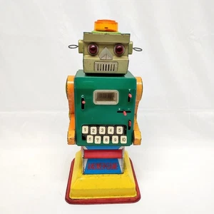 Answer Game robot calcolatore in latta anni 60 made in Japan Ichida 37 cm - Picture 1 of 6