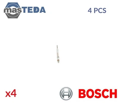 0 250 403 024 ENGINE GLOW PLUGS BOSCH 4PCS FOR PEUGEOT BOXER 81KW,96KW,110KW - Image 1 of 4
