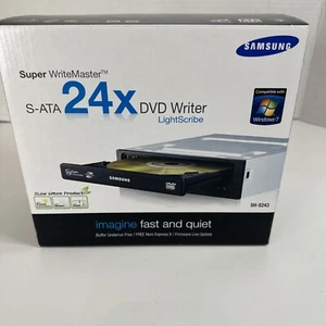 Samsung Super WriteMaster 24X DVD Writer SH-S243 Open Box - Picture 1 of 4