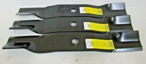 3 USA blades will fit JOHN DEERE TCU30317 HIGH LIFT 54" DECKS 737 757 Z710A - Picture 1 of 2