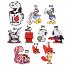10PCS/Lot Cute Animals DIY Patches Embroidered Iron On Sew On Patch For Clothing