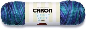 Caron Simply Soft Oceana Paints Yarn - 3 Pack of 141g/5oz - Acrylic - 4 Medium ( - Picture 1 of 12