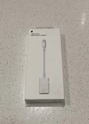 Apple Lightning to USB Camera Adapter For Iphone Ipad MD821AM/A, New - Image 1 of 2