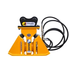 HIMAC VIBRATORY PLATE COMPACTOR - SUITS 1 TO 9 TONNE EXCAVATORS WITH CASE DRAIN - Picture 1 of 16
