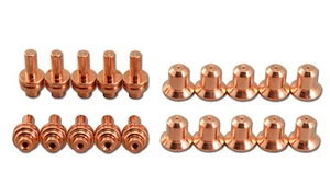 120504 Nozzles Extended 25A 020382 Electrodes Extended PMax 350/380 PAC110 20pcs - Picture 1 of 7