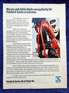 Sachs Motoren Werbung 1977 mit Hercules Ultra - Picture 1 of 1