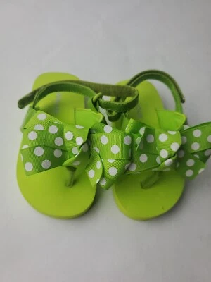 L'AMOUR  Toddler Green  Slide  Sandals Size 6C - Image 1 of 4