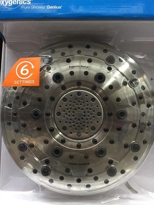 NUEVO OXIGENICS DRENCH 6 AJUSTES BAÑO LLUVIA DUCHA SISTEMA ROCIADOR ACCESORIO  Foto 1 de 4
