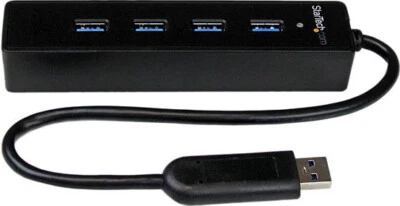 StarTech Hub USB 3.0 Portatile SuperSpeed a 4 porte USB 3.0  ST4300PBU3 - Immagine 1 di 4