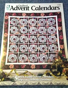 QUILTED ADVENT CALENDARS Christmas Pattern Book House of White Birches - Picture 1 of 11