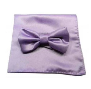 Papillon Lila Complet À Pochette De Poche Papillon Accordé Made In Italy - Imagen 1 de 3