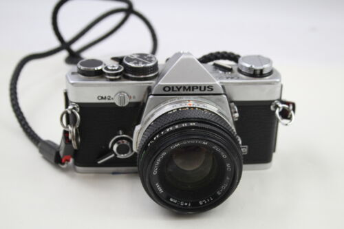 Olympus OM-2N MD, SLR Film Camera w/ OM-System Zuiko Auto-S 50mm F/1.8 Lens