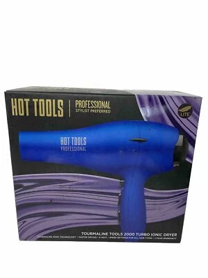 Secadora turbo iónica Hot Tools Professional 1875W rendimiento silencioso, 1043BL Foto 1 de 4