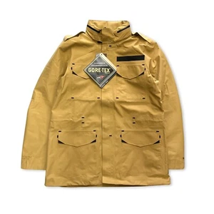 Nike Goretex Jacke Senf gelb Kapuze Deadstock Vintage wasserdicht im Freien - Bild 1 von 7