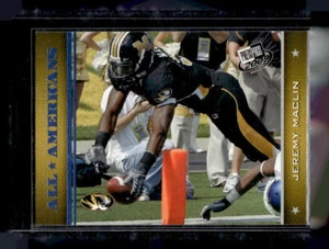 Press Pass #86 2009 Jeremy Maclin Blue Missouri Tigers - Imagen 1 de 2