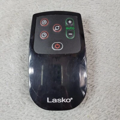 Genuine Lasko Fan Heater 6 Button Black Remote Control CT22766 OEM Black - Image 1 of 4