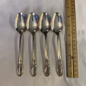 4 Teaspoons Park Lane Chatelaine Dowry Wm A Rogers Oneida Ltd EXC! - Picture 1 of 6