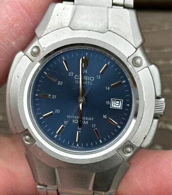 Reloj Hombre Casio 708 MTP-3036 Tono Plateado Cuarzo Analógico Batería Nueva Usado Foto 1 de 4