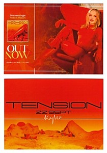 Kylie Minogue Padam Padam Tension Promotional Card Flyer