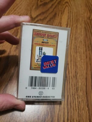 "SHOW BOAT" Cassette Tape Studio Cast Soundtrack New And Factory Sealed Rare - Image 1 of 4