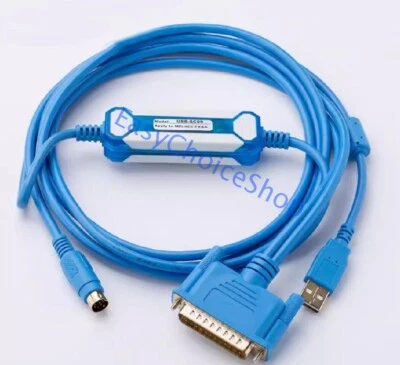 Cabo PLC para Mitsubishi PLC X1N/2N/3G/A Series cabo de download USB-SC09 - Imagem 1 de 3