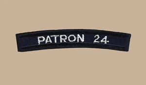 US Navy VP-24 Batmen PATRON Patrol Squadron UIM Shoulder Rocker Tab (01) - Picture 1 of 1