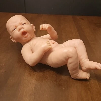 Berenguer New Born Lifelike Baby Doll Yawning Anatomically Correct Girl - Image 1 of 4