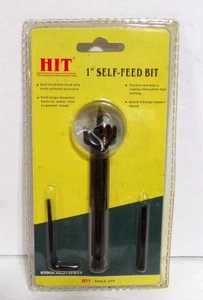 NEW 1" Professional Self Feed Drill Bit Hole Cutter by HIT Tools USA  #21-SFB1-1 - Picture 1 of 2