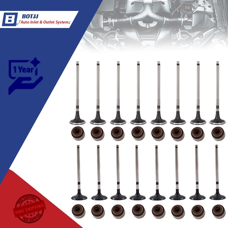 Válvulas de admisión y escape para Mitsubishi Outlander Lancer Galant Eclipse Foto 1 de 4