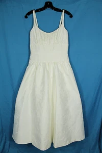 NWT ML MONIQUE LHUILLIER Anthropologie JACQUARD Bridal/Garden Party MIDI DRESS 4 - Picture 1 of 9