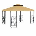 Gazebo Double Tier Replacement Canopy Cover (10' x 10')