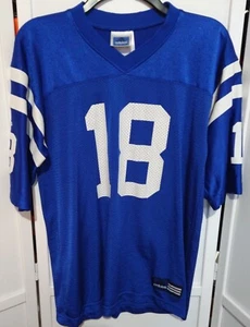 Vtg NFL PEYTON MANNING #18 Indianapolis Colts Jersey Youth Adidas Large 14-16 ๐ - Picture 1 of 7